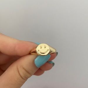 Smiley face ring